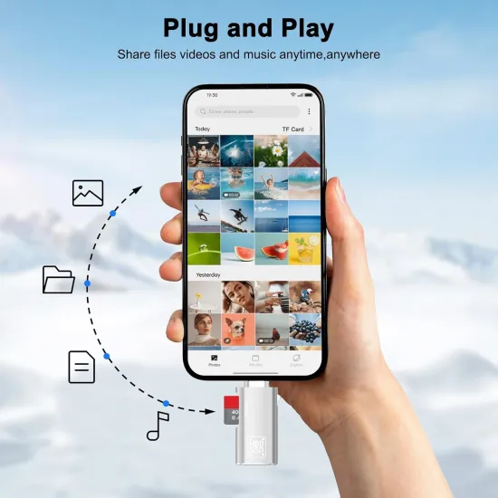 USB To Type-C | SD Card OTG Connector