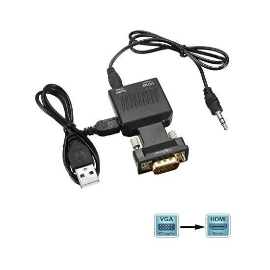 VGA To HDMI Converter With Audio