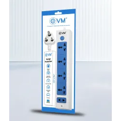 EVM Spike 5 Socket 1 Switch 1.5m (EVM-EnSurge-01)