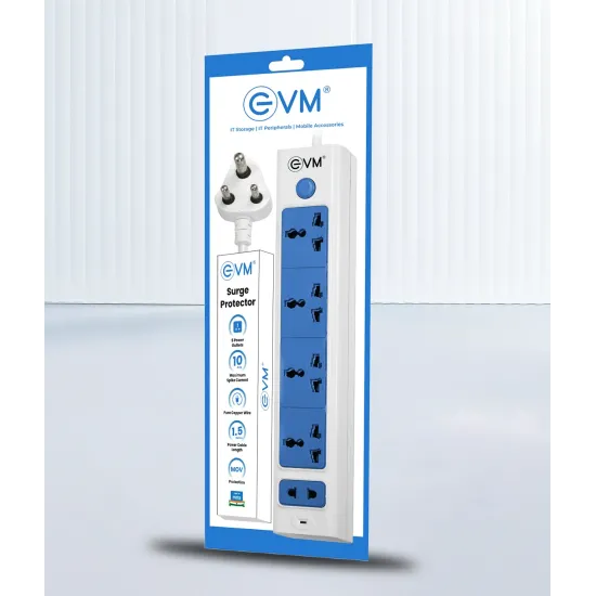EVM Spike 5 Socket 1 Switch 1.5m (EVM-EnSurge-01)