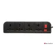 LiveTech Spike 4 Socket 1 Switch 1.8m