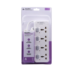 Smart Pro Spike 4 Socket 4 Switch 4.8m