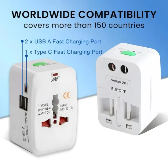 Ant International Power Plug USB To Type-C Amigo 201 (White)