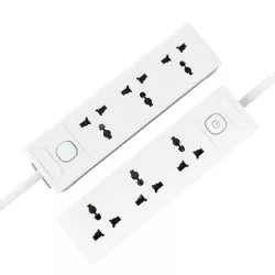 Cablet 3 Socket 1 Switch 1.8m Spike