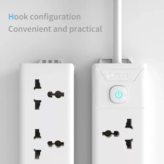 Cablet Spike 3 Socket 1 Switch 1.8m