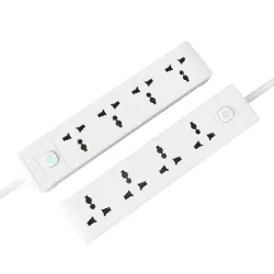 Cablet 4 Socket 1 Switch 4.5m Spike