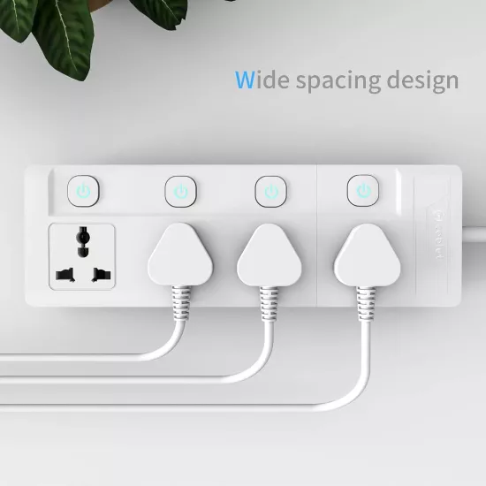 Cablet Spike 4 Socket 4 Switch 1.8m