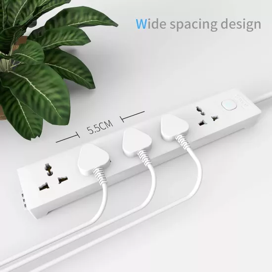 Cablet Spike 5 Socket 1 Switch 4.5m