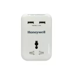 Honeywell Power Extention 1 Socket 2 USB Spike