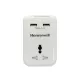 Honeywell Power Extention 1 Socket 2 USB Spike