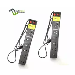 Multybyte Spike 6 socket 1 switch 1.5m