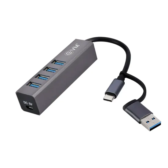 EVM Type-C + USB to USB 3.0 Hub 4 Port (CA3.0-HUB) (A1666)