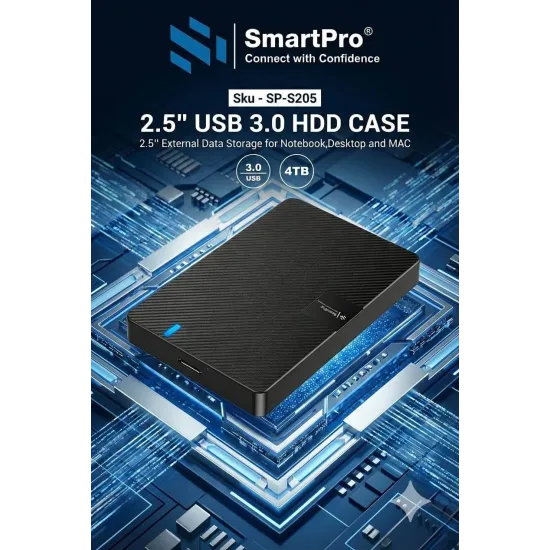 Smart-Pro HDD Casing SATA 2.5 Inch USB 3.0 (SP-S205)