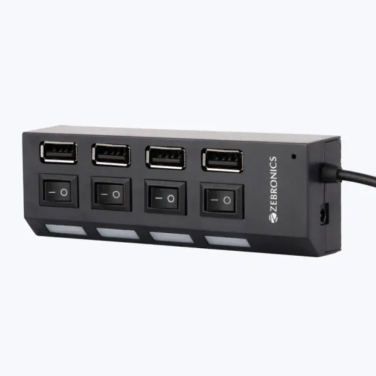 ZEBRONICS USB HUB 4 PORT 2.0 (ZEB 150HB)