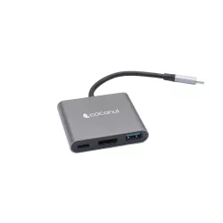 Coconut 3 in 1 Dock A Type-C Hub (HDMI | USB 3.0 | USB C)
