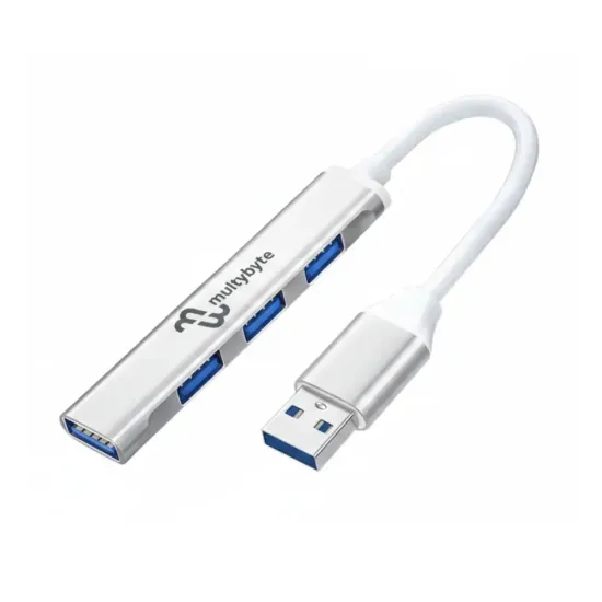 Multybyte USB Hub Slim 4 Port 3.0 (Metal Body) UHS30