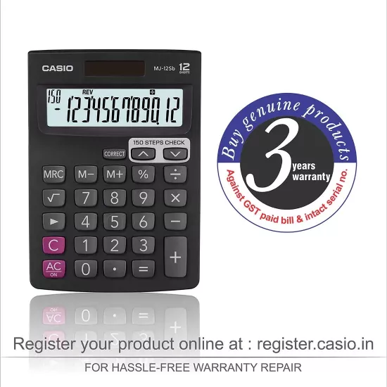 Casio MJ 12SB Calculator