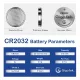 Gigatek Cmos Battery 3V CR2032