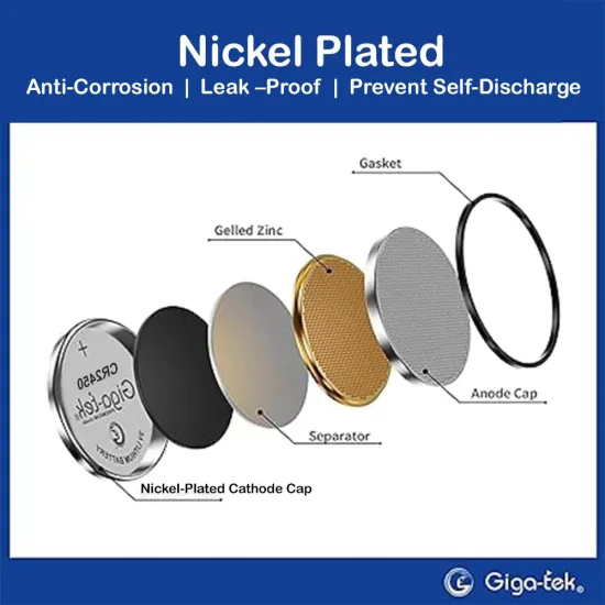 Gigatek Cmos Battery 3V CR2450