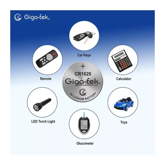 Gigatek Cmos Battery 3V CR1620