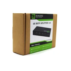 Bungees HDMI Splitter 4 Port 4K