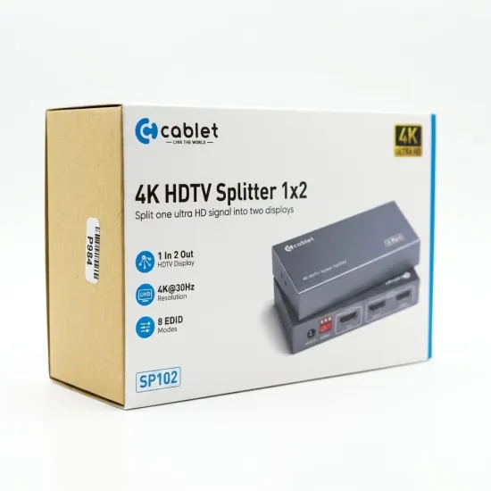 Cablet HDMI Splitter 2 Port 4K 30Hz (SP102)