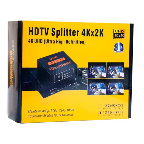 HDMI Splitter 4 Port 4K2K (1 in 4 Out)