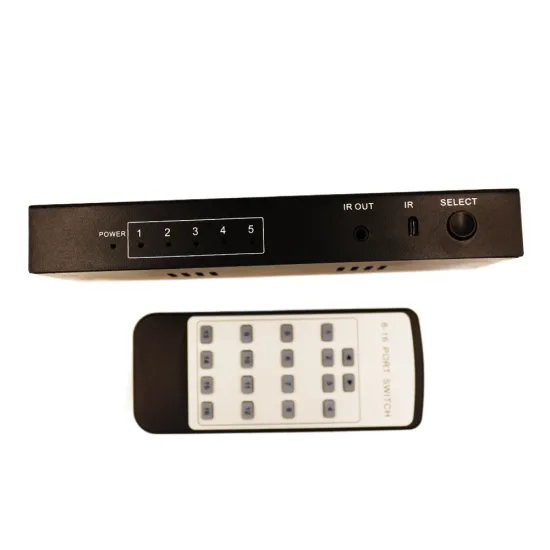 Bungees HDMI Switcher 5 Port 4K BN-HS501