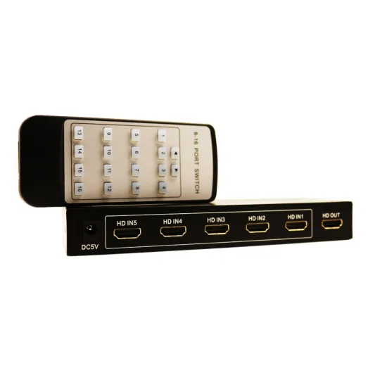 Bungees HDMI Switcher 5 Port 4K BN-HS501