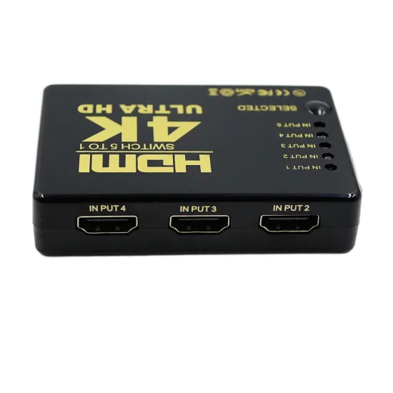 HDMI Switcher 5 Port 4K With Remote