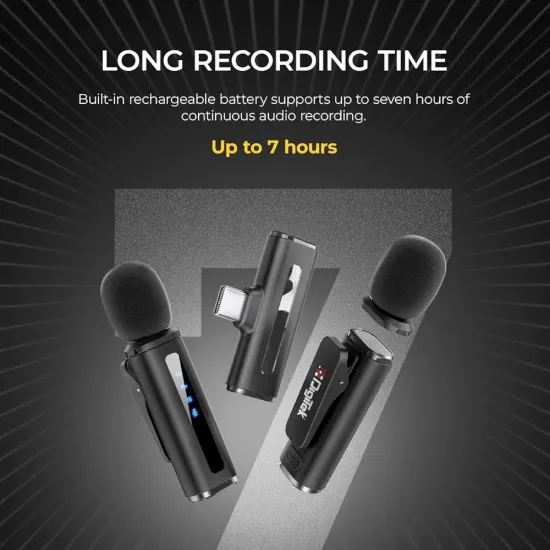 DigiTek Wireless Microphone Type-C With 2 Mic (DWM 014)
