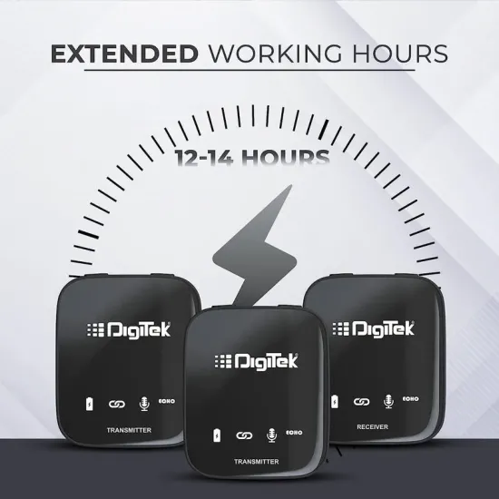 Digitek Wireless Microphone System with ANC Noise Reduction (DWM 101)