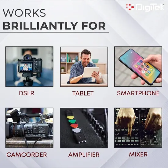 Digitek Wireless Microphone System with ANC Noise Reduction (DWM 101)