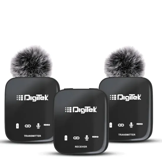 Digitek Wireless Microphone System with ANC Noise Reduction (DWM 101)