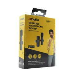 DigiTek Wireless Microphone Lighting Connector With 1 Mic (DWM-007 PRO)