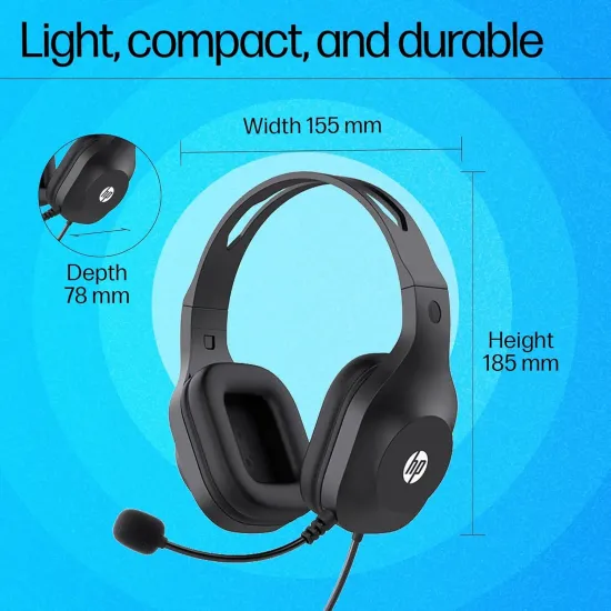 HP H120 Stereo USB Headphone (Open Box)
