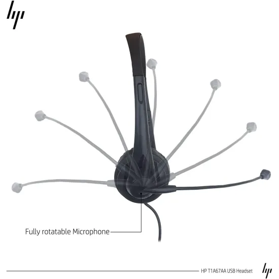 HP Stereo USB Headphone With Mic (‎T1A67AA) (Import)