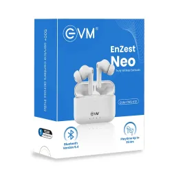 EVM Enzest NEO Truly Wireless Earbuds White