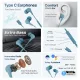 EVM Type-C Earphone (EVM-HF-01) Blue