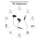 EVM Earphone 3.5mm (EVM-HF-03) Black