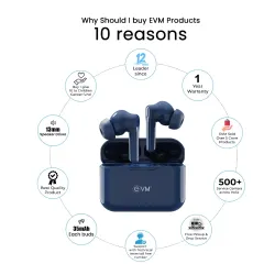 EVM Enzest NEO Truly Wireless Earbuds Blue