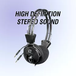 Quantron QHP355 Double Pin Wired Headphone