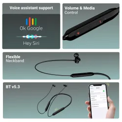 Zebronics Bluetooth Neckband Earphone Escape 90 (ZEB-SNB 2)