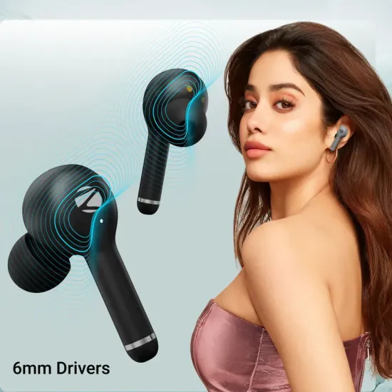 Zebronic Wireless Bluetooth Earbuds Meteoroid Black (ZEB-PODS zi 4)