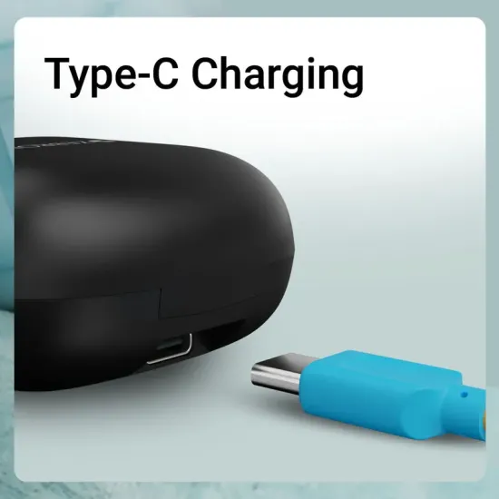 Zebronic Wireless Bluetooth Earbuds Meteoroid Black (ZEB-PODS zi 4)