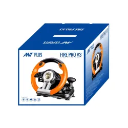 Ant Esports Steering Wheel with Gear Shifter Gaming Racing Wheel (Fire Pro V3)