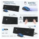 EVM Wired Keyboard Mouse Combo (EVM-WDKM-513)