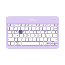 EVM Wireless Keyboard Rechargeable EnEdge WLKM Purple