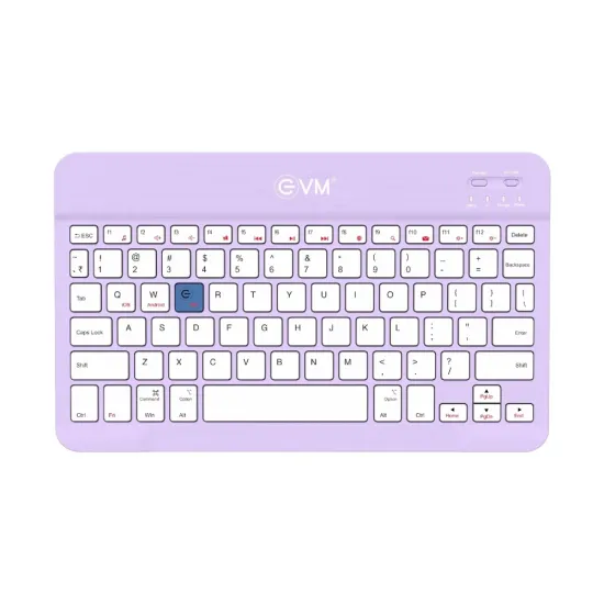EVM Wireless Keyboard Rechargeable EnEdge WLKM Purple