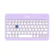 EVM Wireless Keyboard Rechargeable EnEdge WLKM Purple
